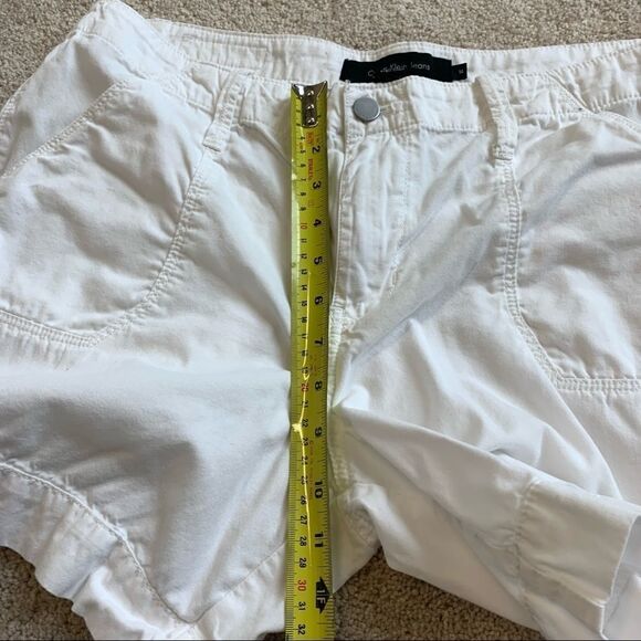 Calvin Klein jeans white cotton cargo shorts Sz 14 - Picture 9 of 9